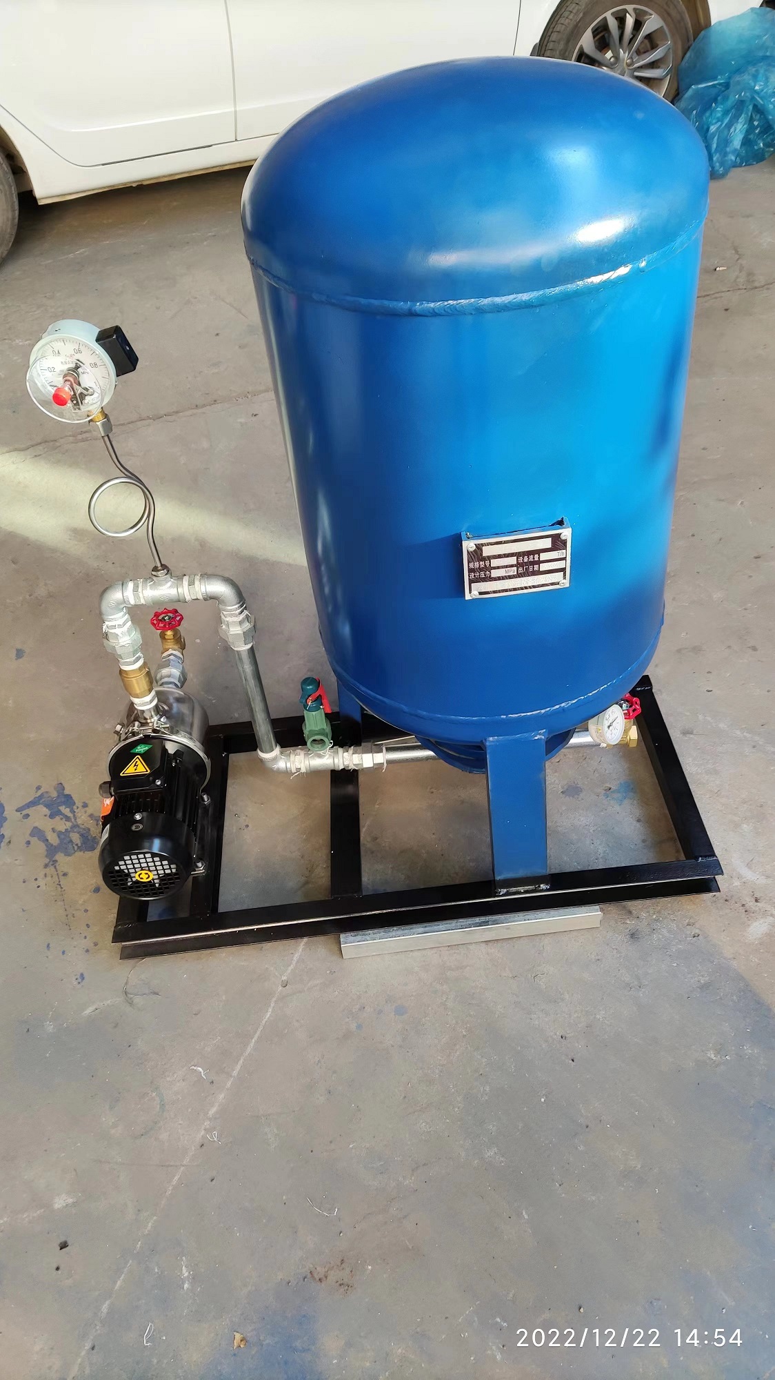 中央空調軟化水定壓補水裝置應用到山東德州寧津縣